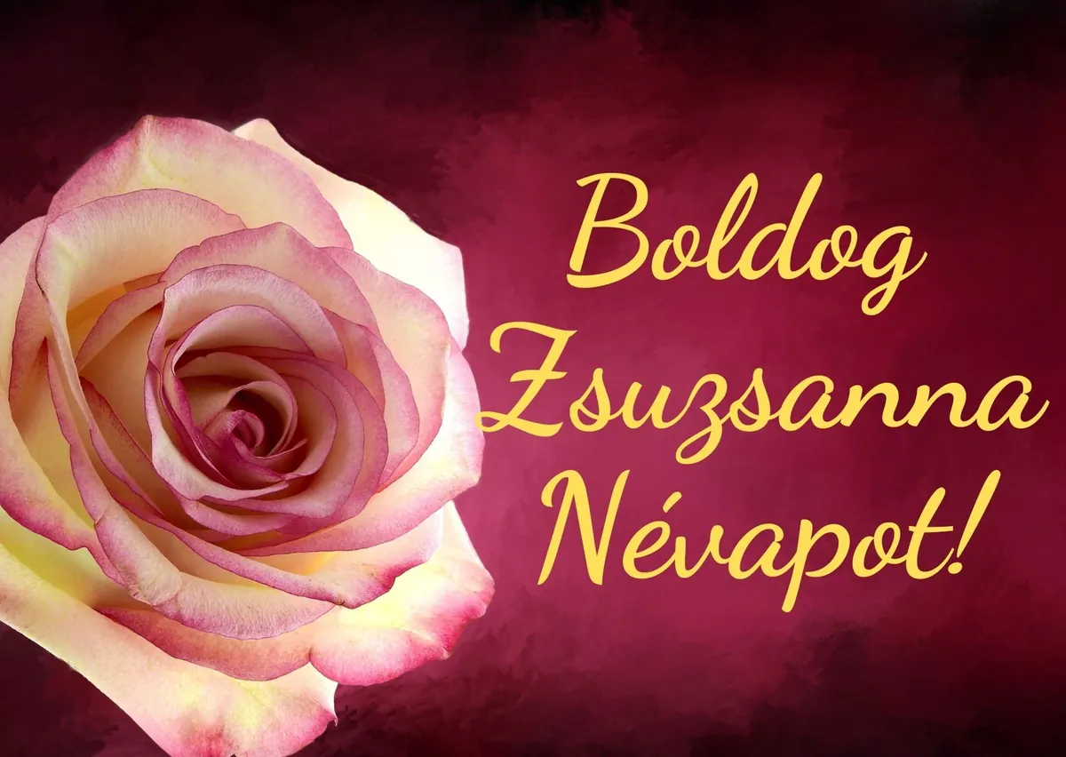 Zsuzsanna névnapi képeslap (11. lap)
