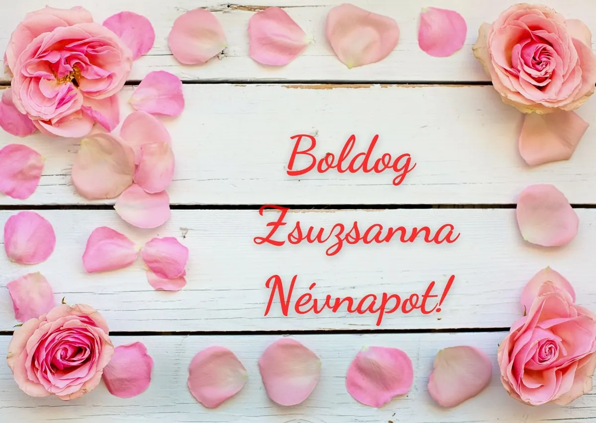 Zsuzsanna névnapi képeslap (13. lap)
