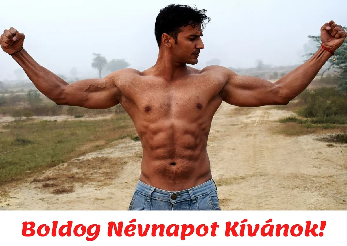 Vicces névnapi képeslap (2. lap)