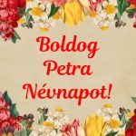 Petra névnapi képeslap
