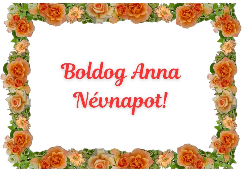Anna névnap képeslap