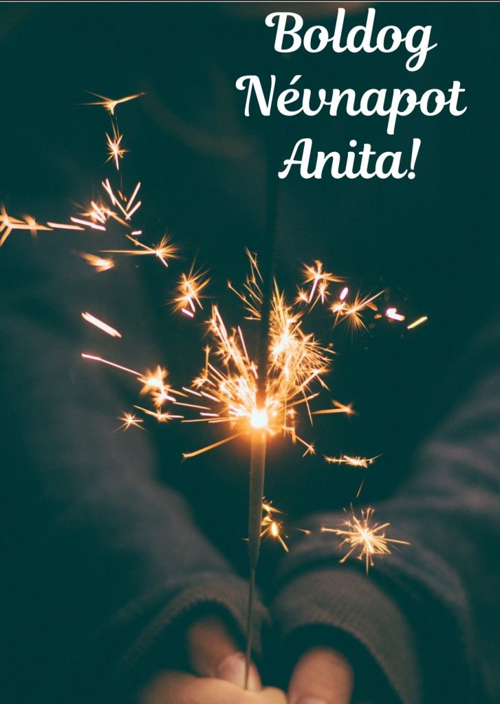 Anita névnapra képeslap