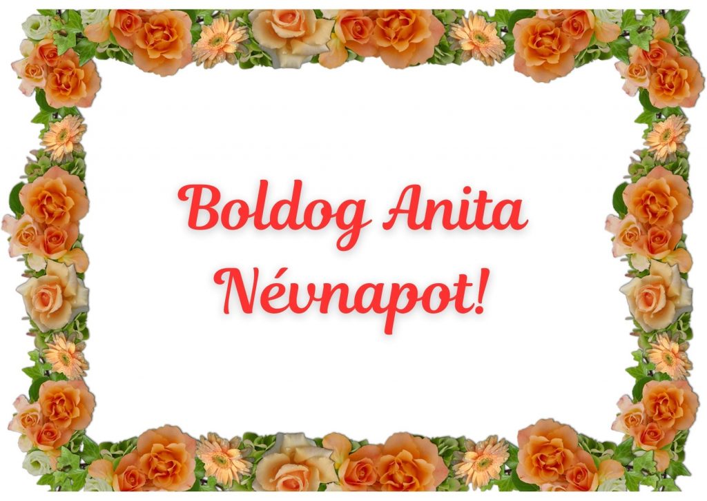 Anita névnapi képeslap