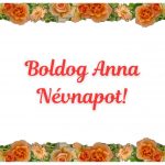 Anna névnapi képeslap