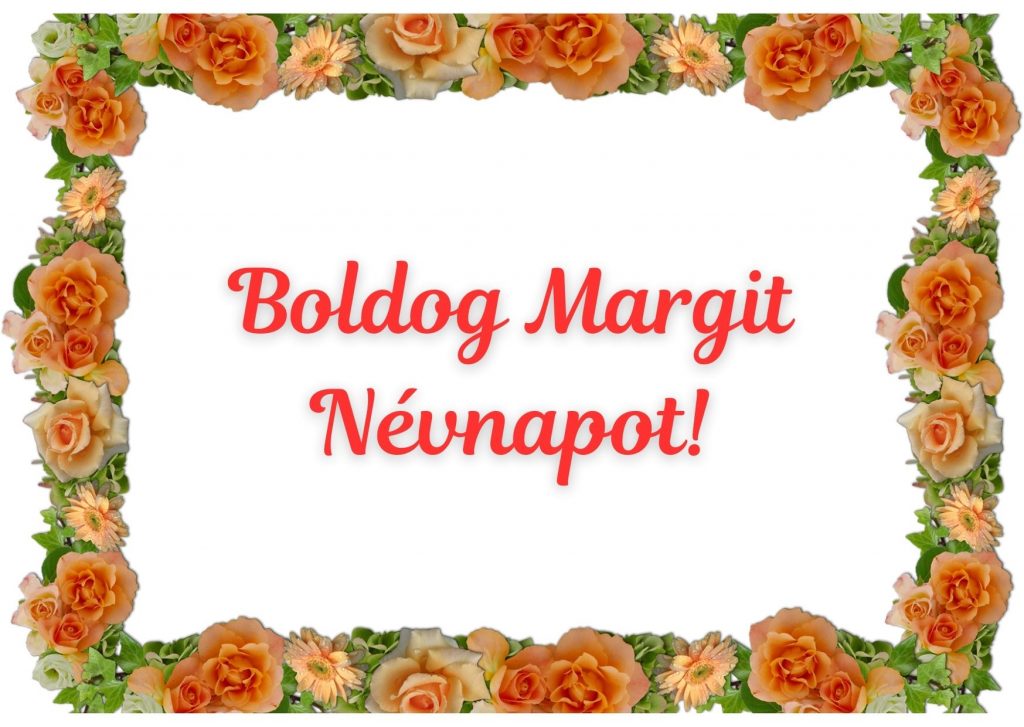 Margit névnapi képeslap